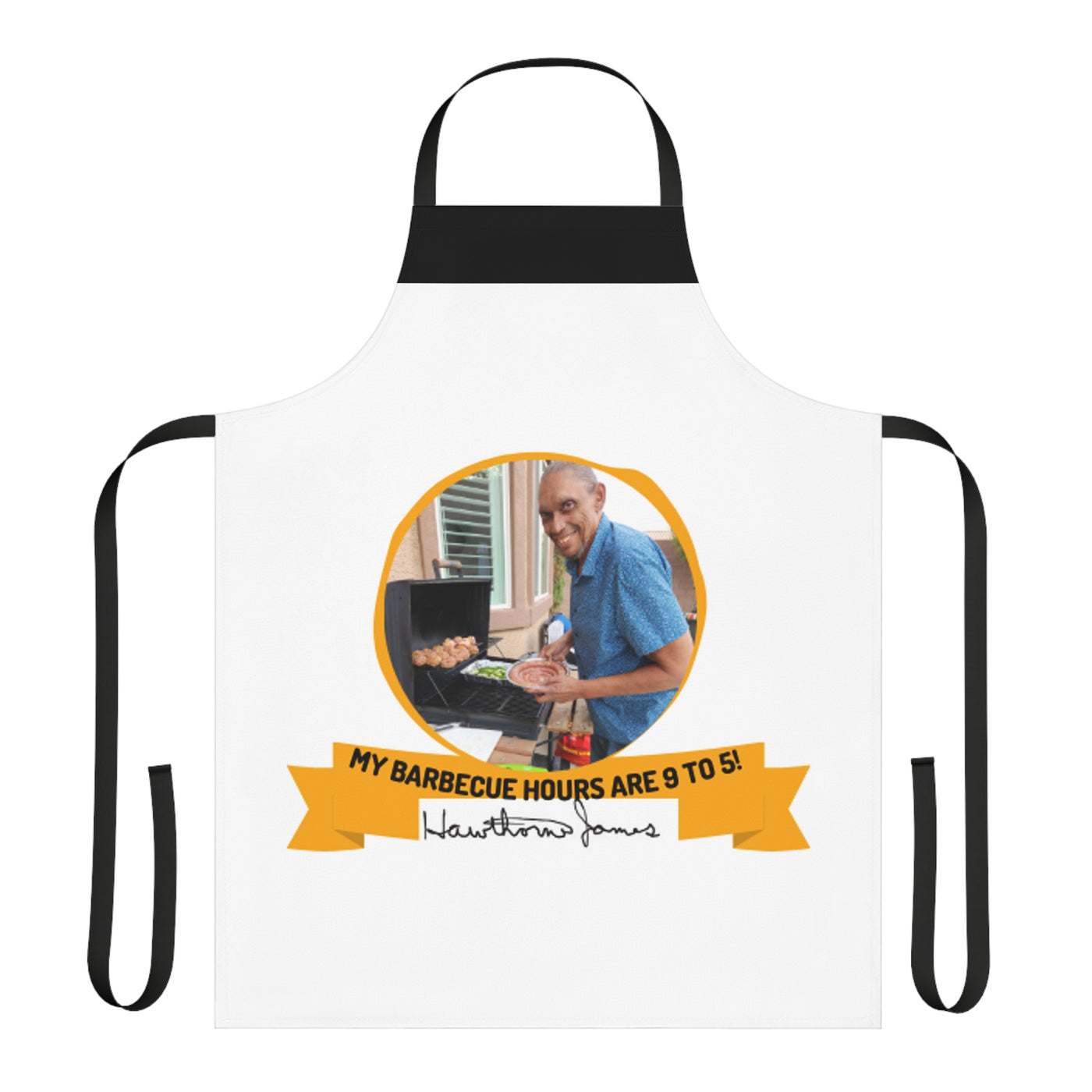 Hawthorne's BBQ Time Apron: 9 to 5 Edition