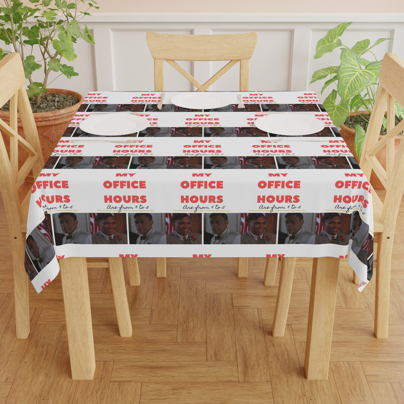 Office Hours Tablecloth