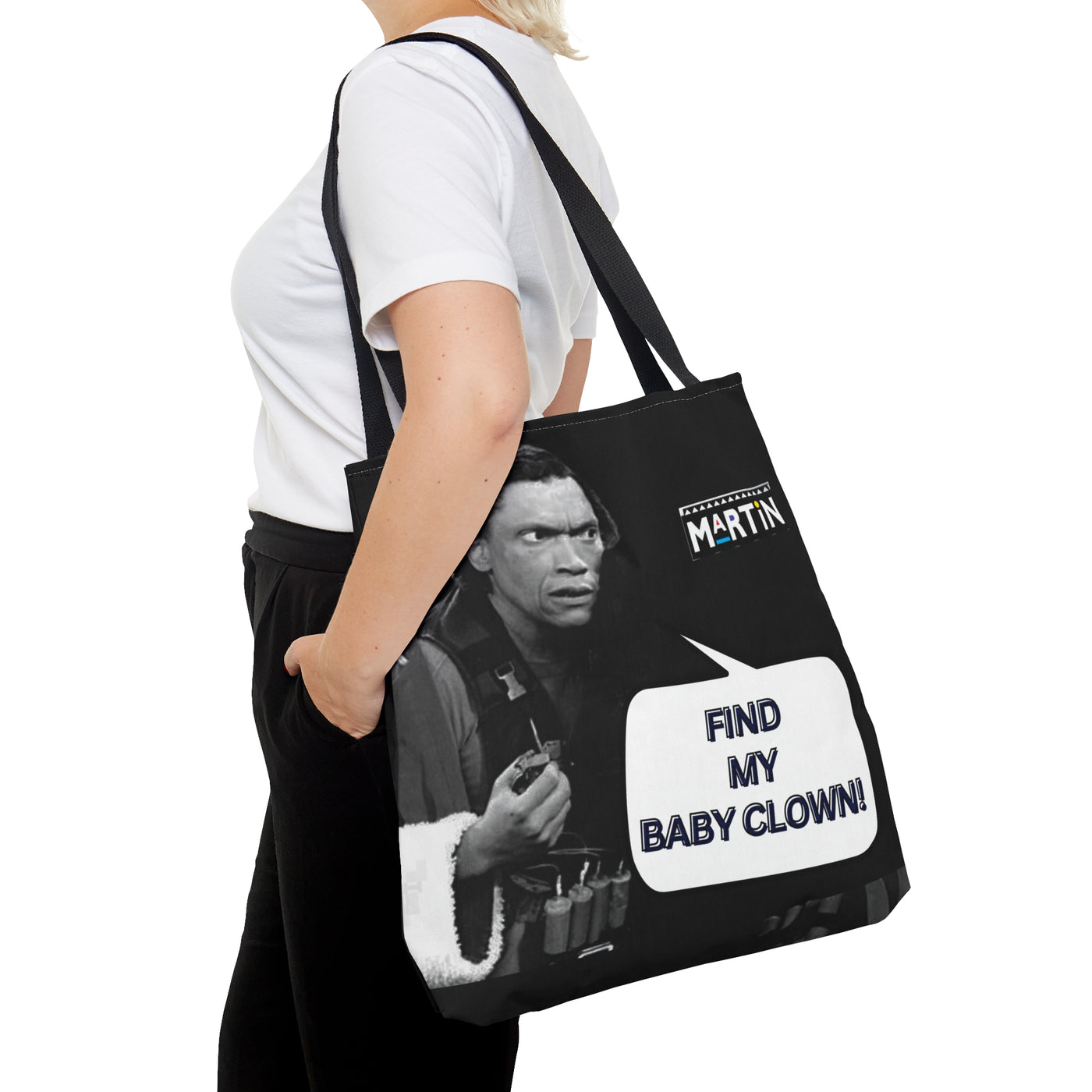 HJ “Find my baby clown” Tote Bag