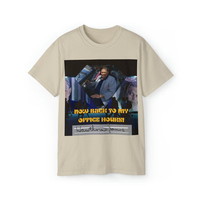 Cosmic Visionary: Hawthorne James in the Future T-Shirt