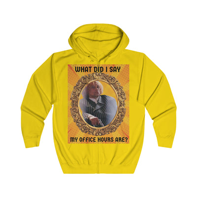 What did I say my office hours are? Hoodie