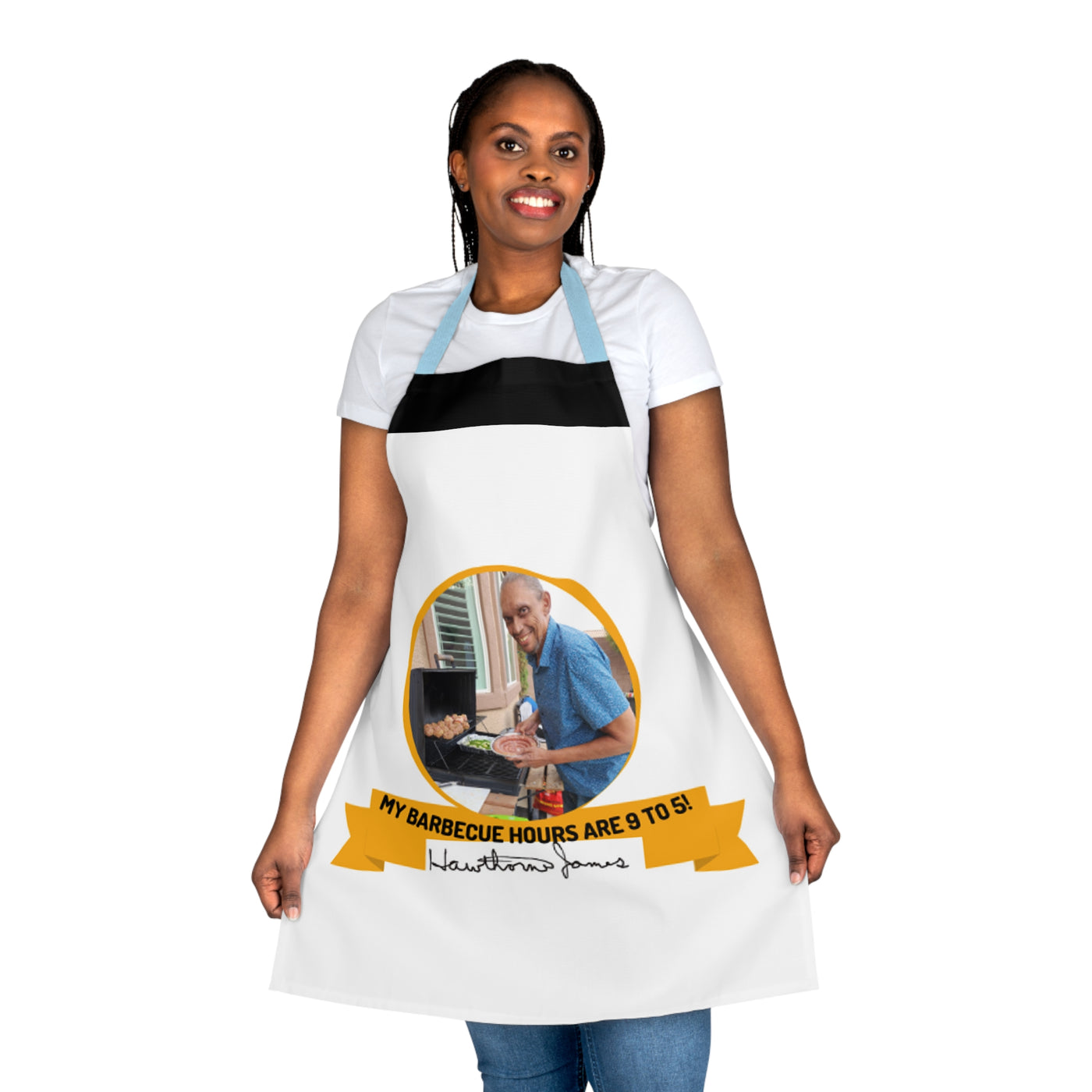 Hawthorne's BBQ Time Apron: 9 to 5 Edition